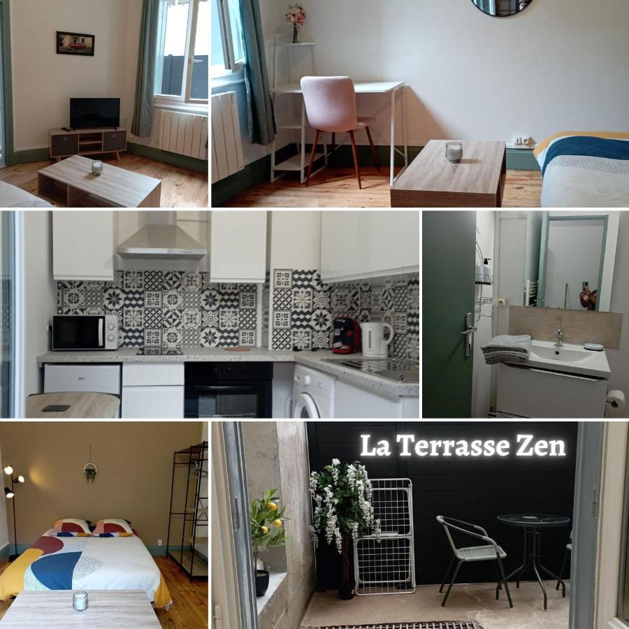 La Terrasse Zen Dacher - Superbe Appartement 30 M2 Tout Equipe Avec Terrasse Coeur Vichy Proche Gare Thermes Cures Екстер'єр фото
